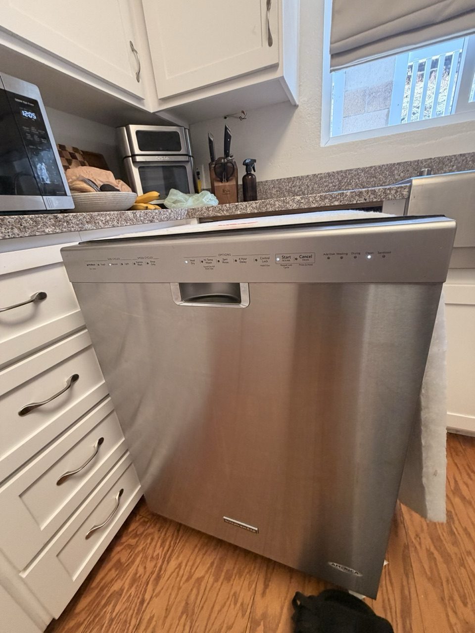KitchenAid dishwasher installed and repaired by Era Service in the Inland Empire